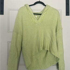 Free people Green Knit Sweater